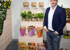 Op de stand van Martien Koomen stond onder andere Thom van den Enden met zijn concept Colorful Seasons. Thom maakt, zoals de naam het al zegt, van elk seizoen een kleurrijk seizoen.